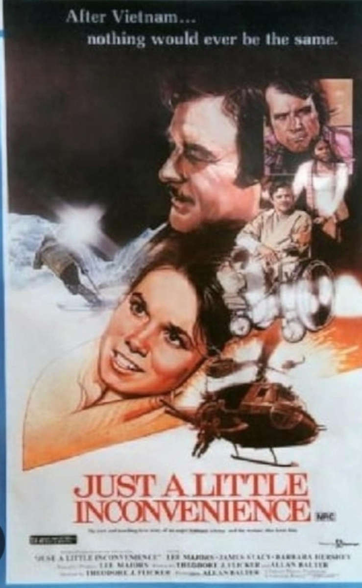 16mm MOVIE REELS IN CASE. "" JUST A LITTLE INCONVENIENCE "