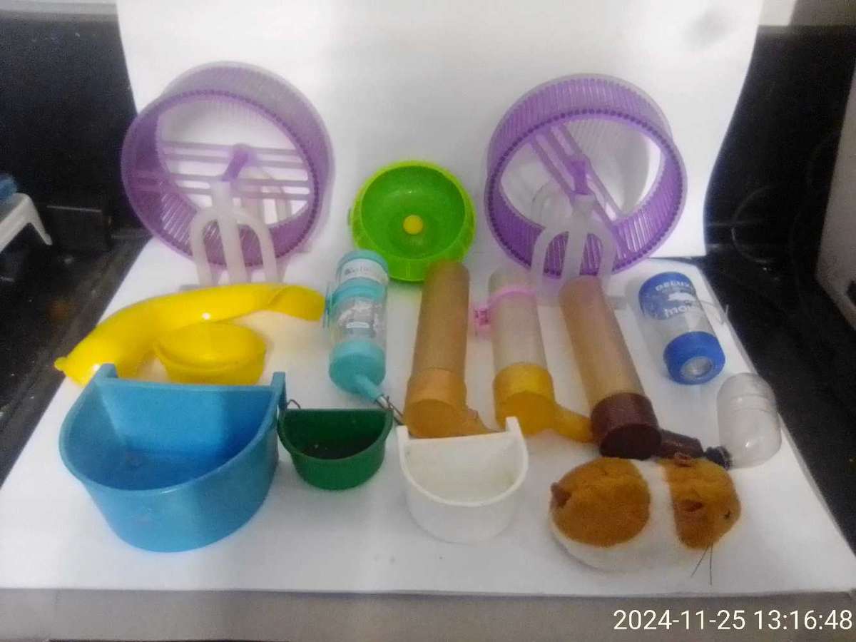 HAMSTER CAGE ACCESSORIES.