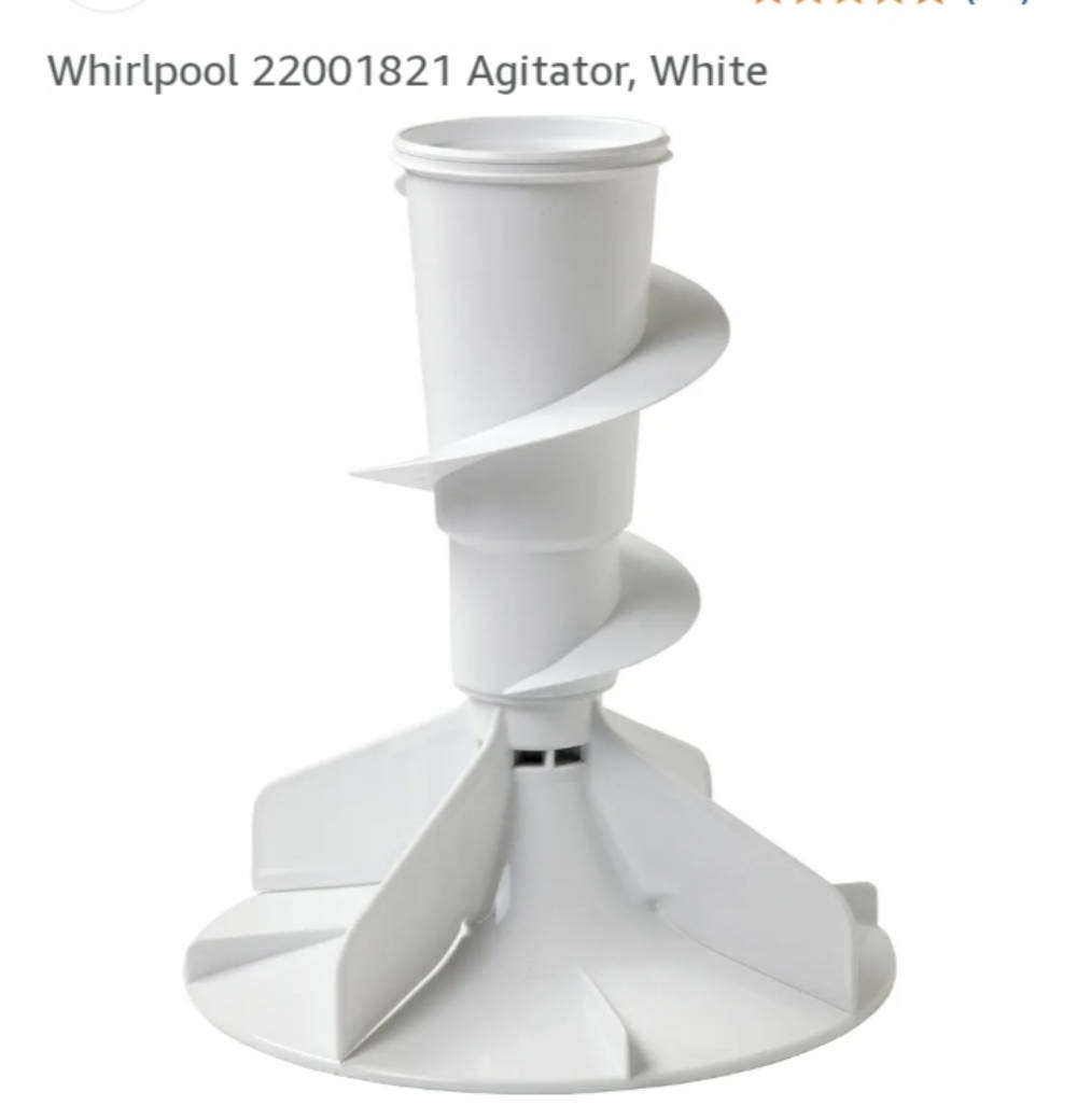 WHIRLPOOL TOP LOADER WASHING MACHINE AGITATOR