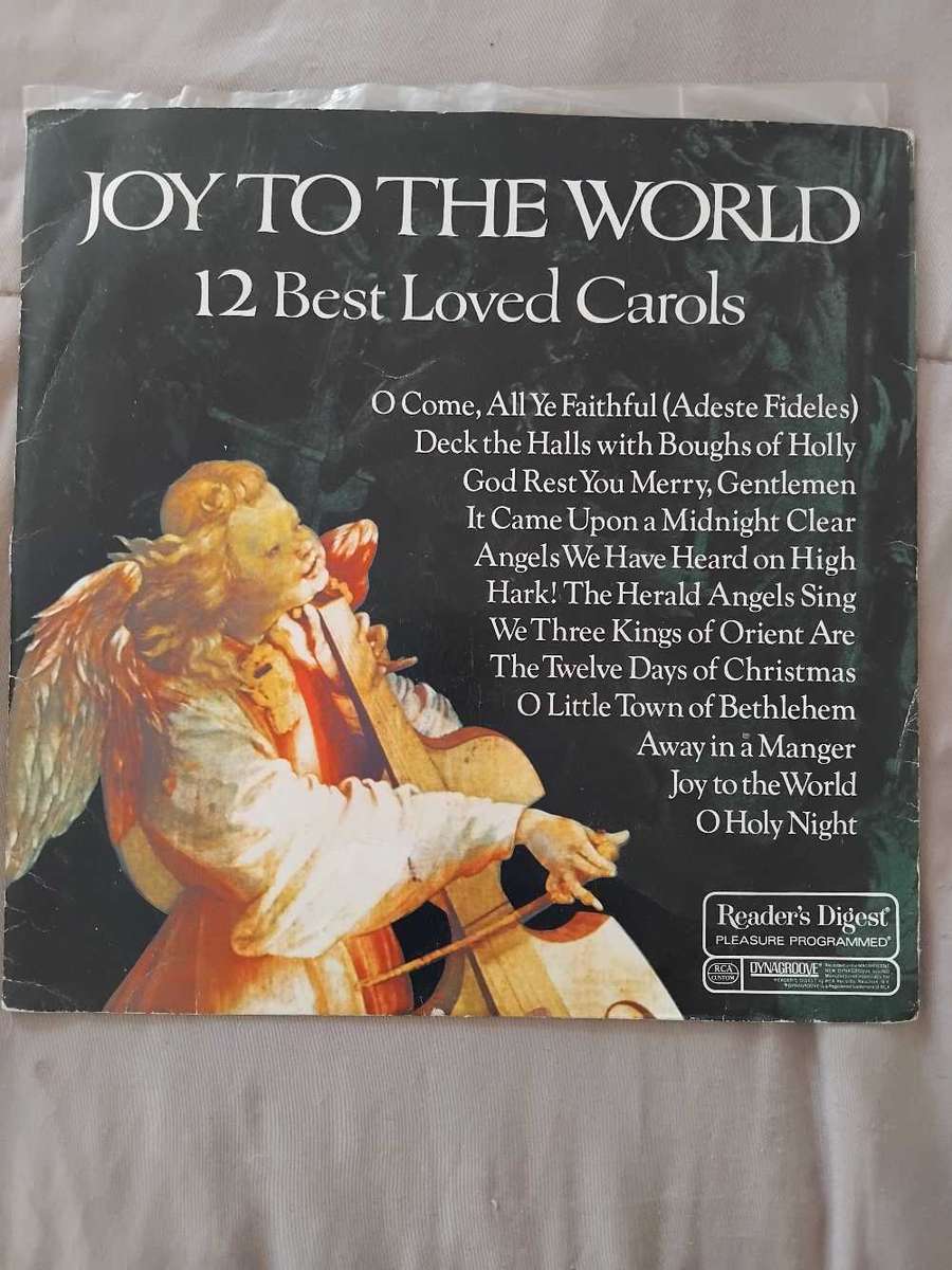 CHRISTMAS CAROLS LP RECORDS . 10 AS PER PHOTOS