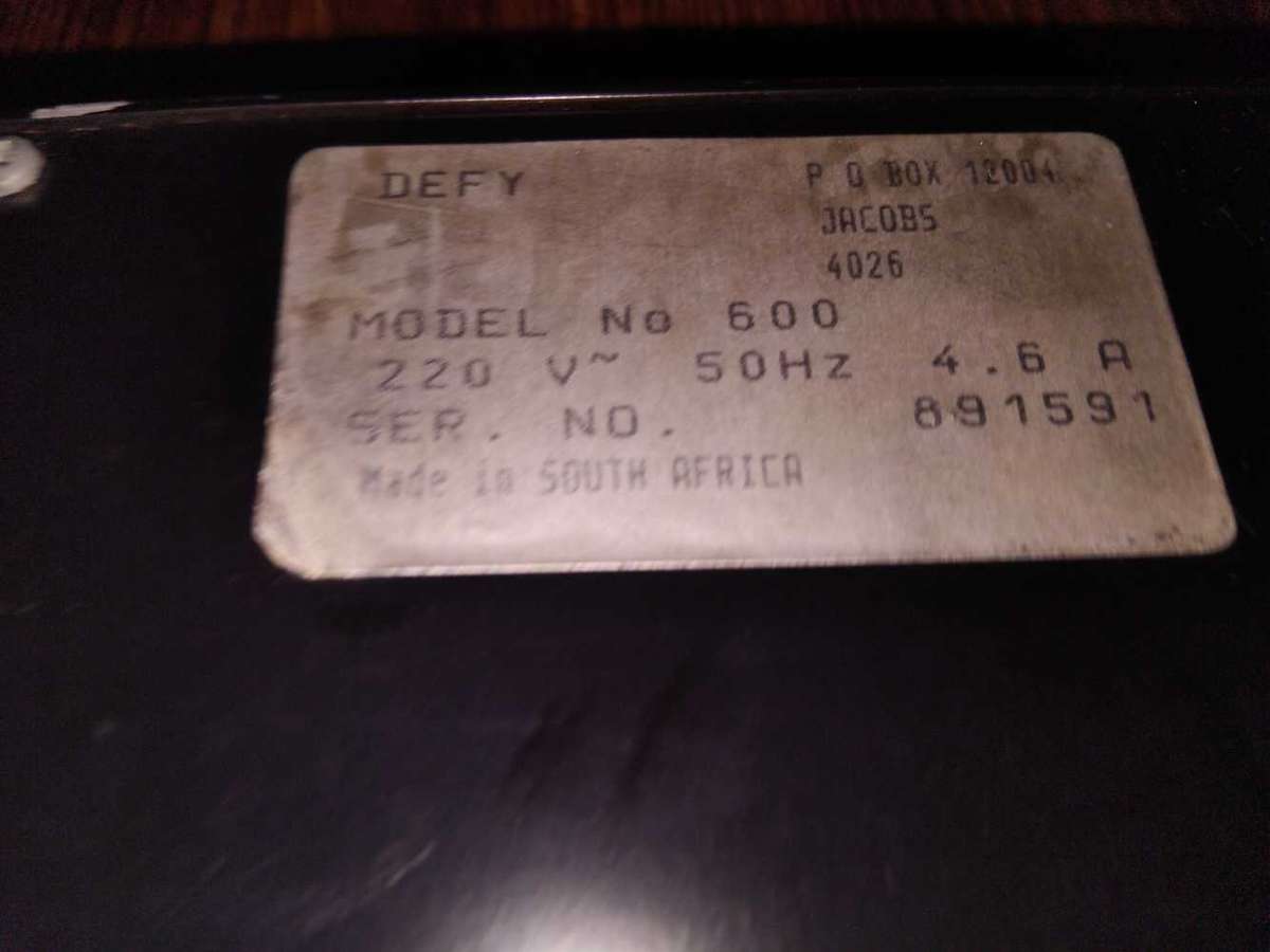 DEFY HOT TRAY / FOOD WARMER ( MODEL 500 )