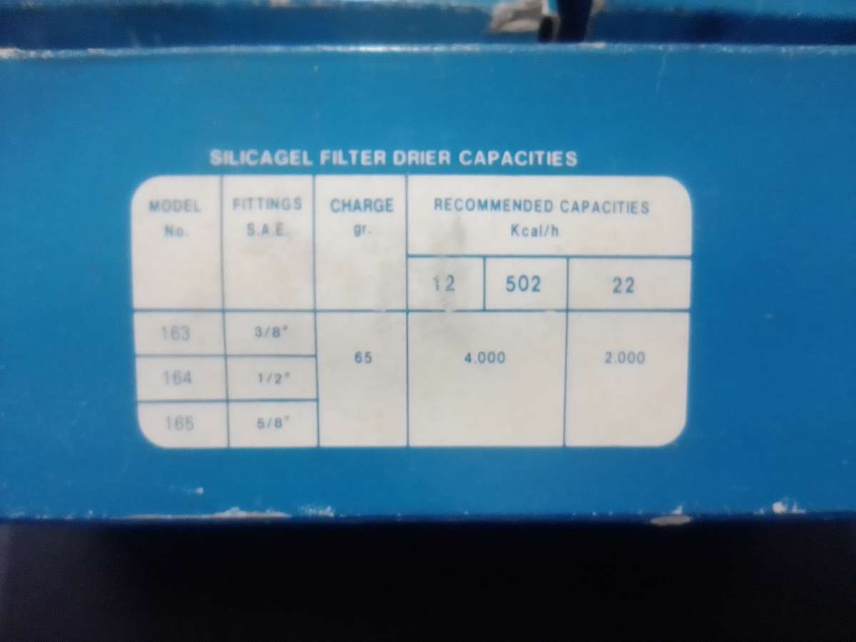 REFRIGERATION : 3 X COMMERCIAL FILTER DRIERS ( BIDDING ON ALL 3 )