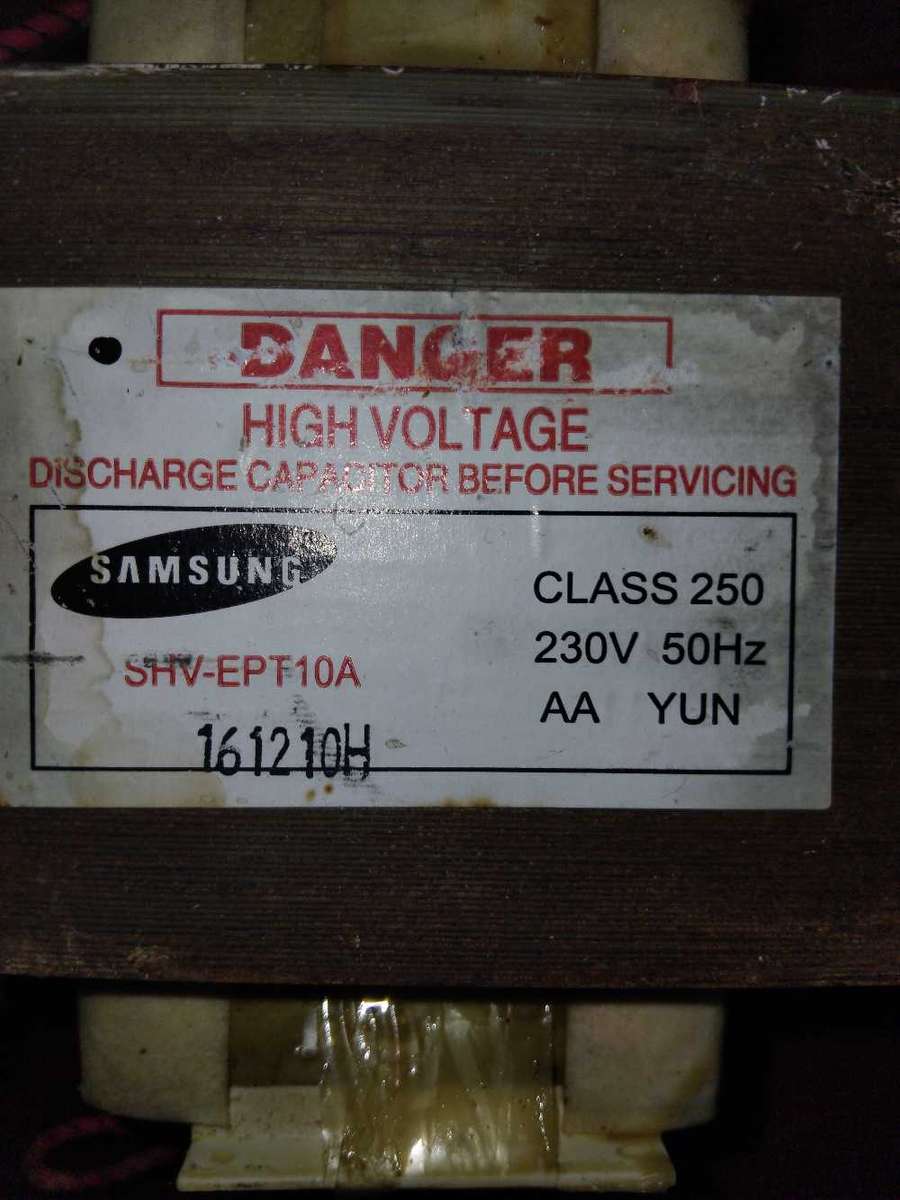 MICROWAVE TRANSFORMERS. R150.00 FOR BOTH