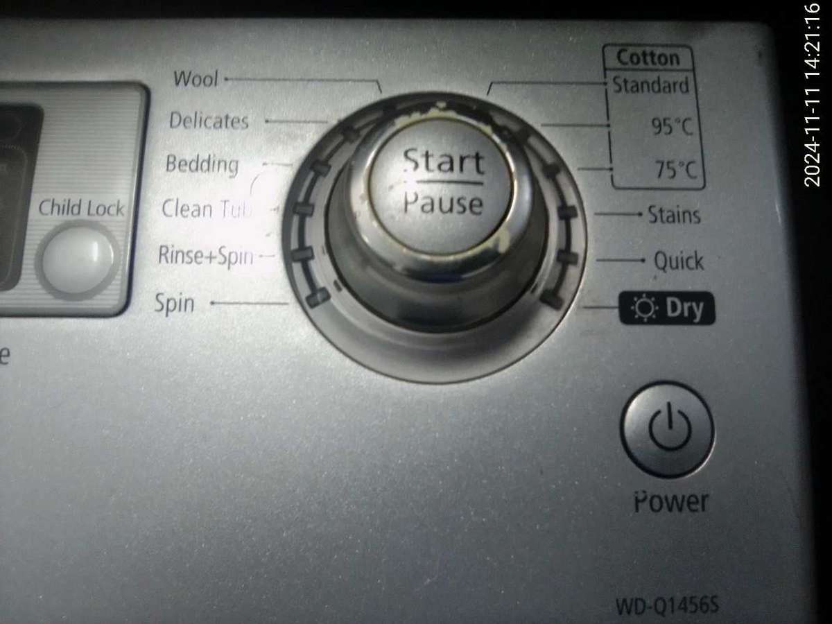 SAMSUNG WD-Q2456S FRONT LOADER WASHING MACHINE PC CONTROL BOARD.