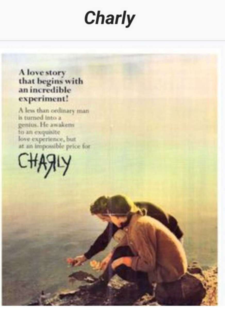 VINTAGE 16MM MOVIE REELS AND CASE:  MOVIE CHARLY 1968 -  STARRING : CLIFF ROBERTSON