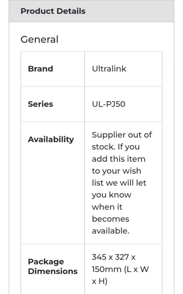 LED PROJECTOR :  ULTRA-LINK 42" TO 150" LED PROJECTOR MODEL PJ 50.