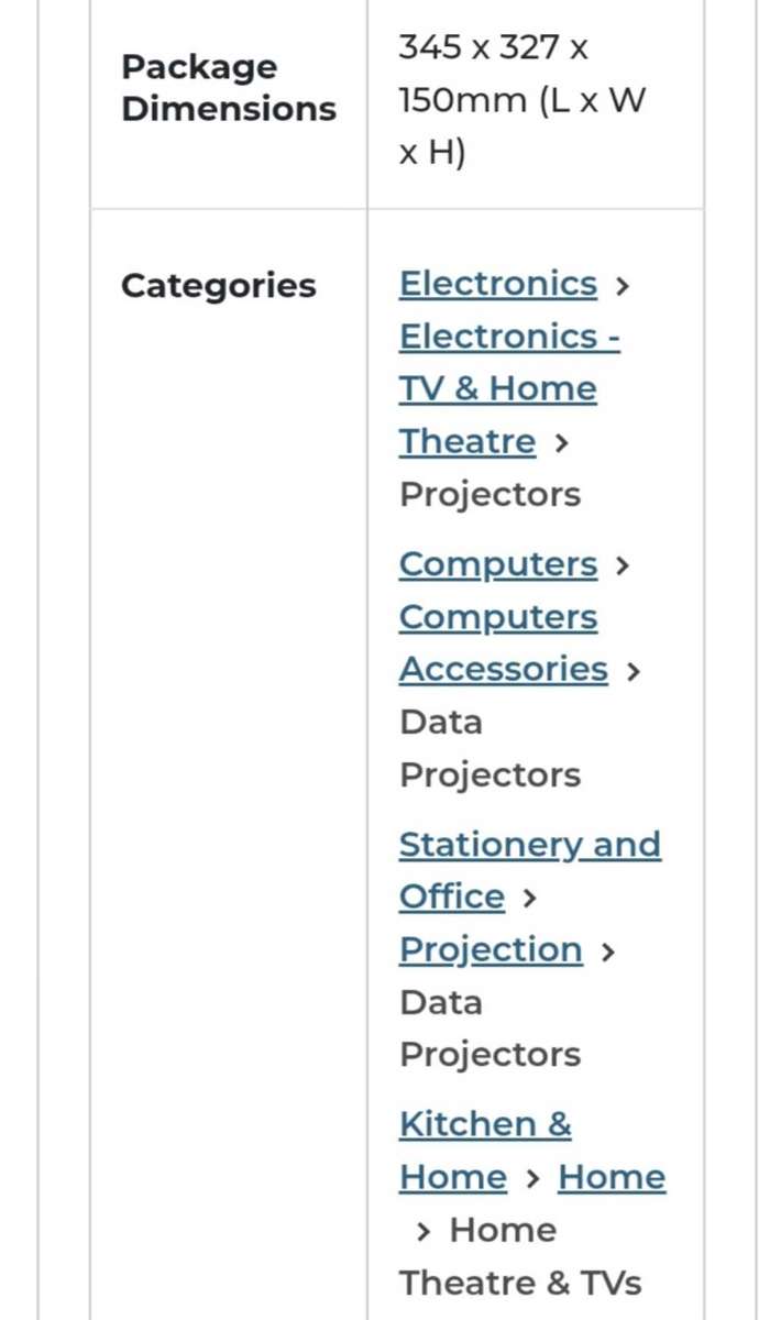 LED PROJECTOR :  ULTRA-LINK 42" TO 150" LED PROJECTOR MODEL PJ 50.