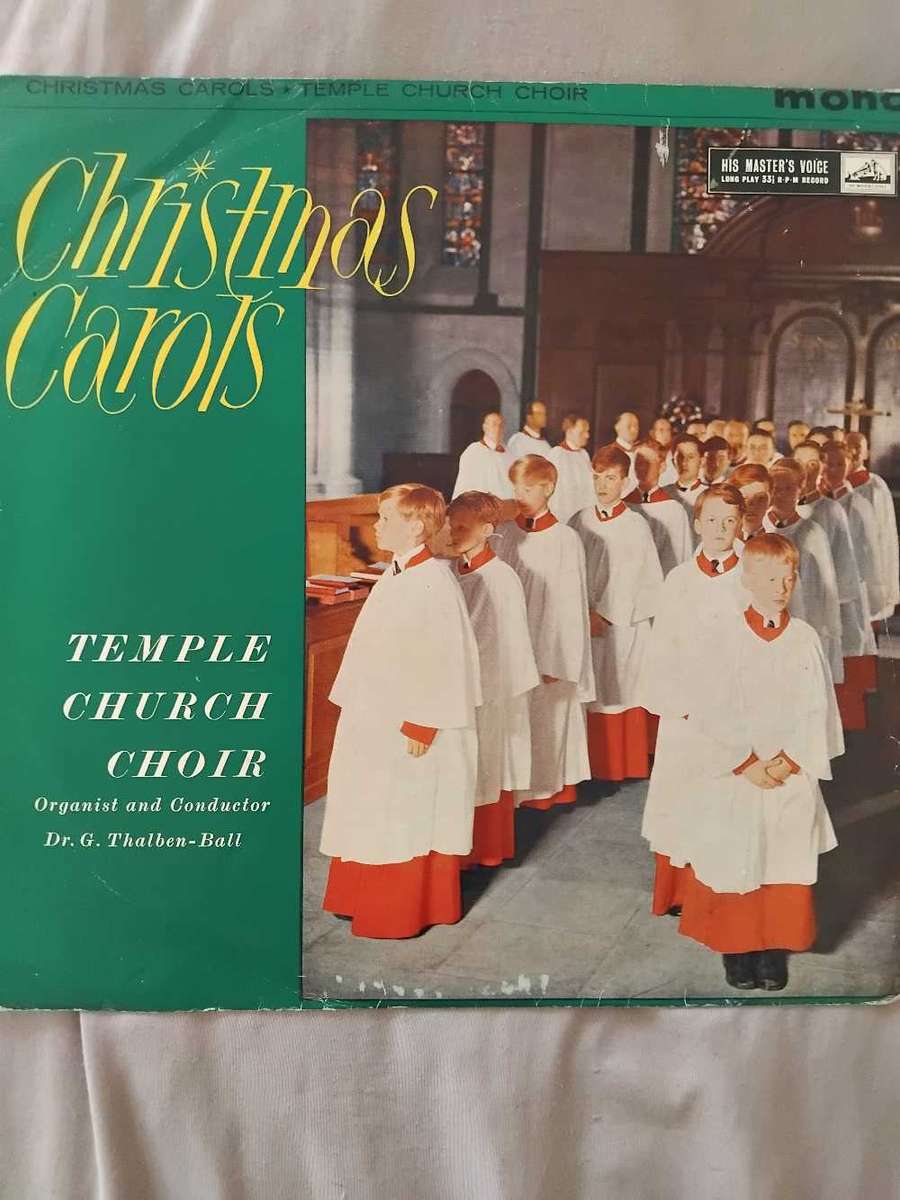 CHRISTMAS CAROLS LP RECORDS . 10 AS PER PHOTOS
