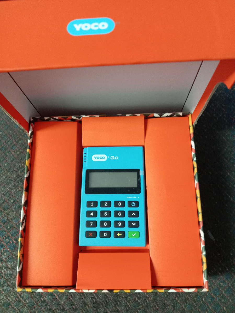 YOCO GO CARD MACHINE. INSURANCE CLAIM. WATER DAMAGED.