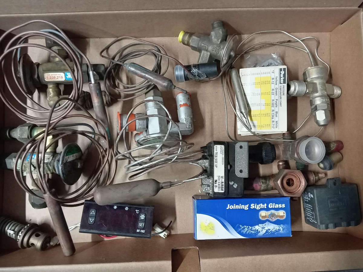 COMMERCIAL REFRIGERATION SPARES AS PER PHOTO.