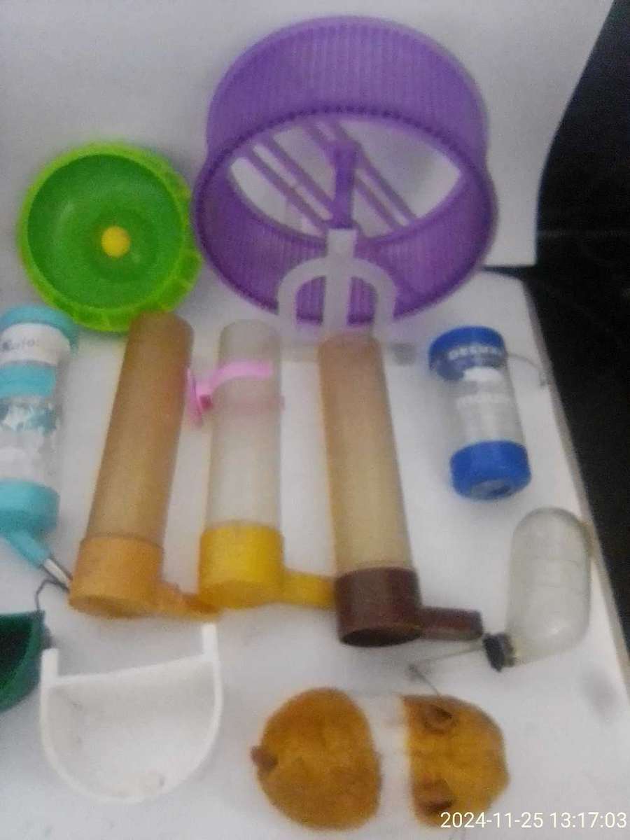 HAMSTER CAGE ACCESSORIES.