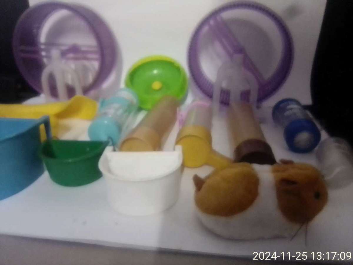 HAMSTER CAGE ACCESSORIES.