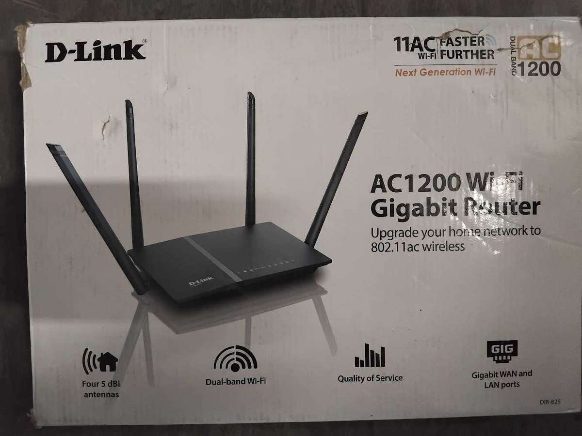 D-Link AC1200 WI- Fi Gigabit Router