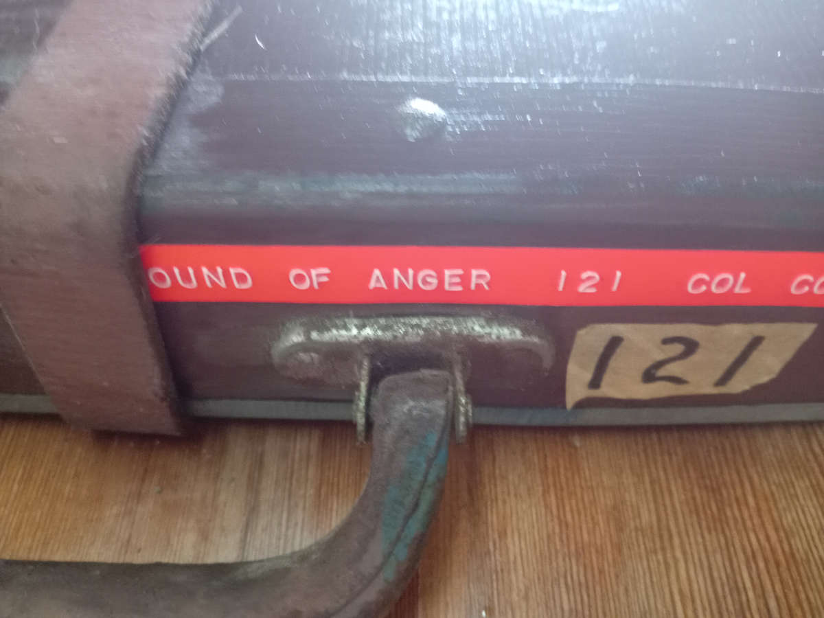 16 MM MOVIE REELS IN CASE :  THE SOUND OF ANGER. 1968.