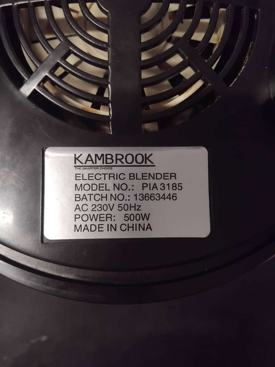 Kambrook Blender Model: PIA315. No Jug.