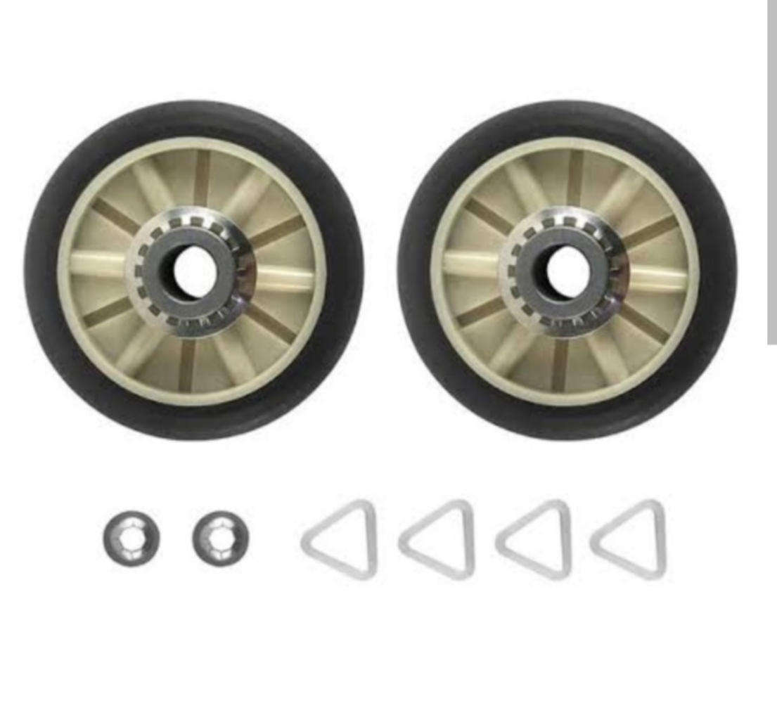 WHIRLPOOL TUMBLE DRYER DRUM ROLLERS