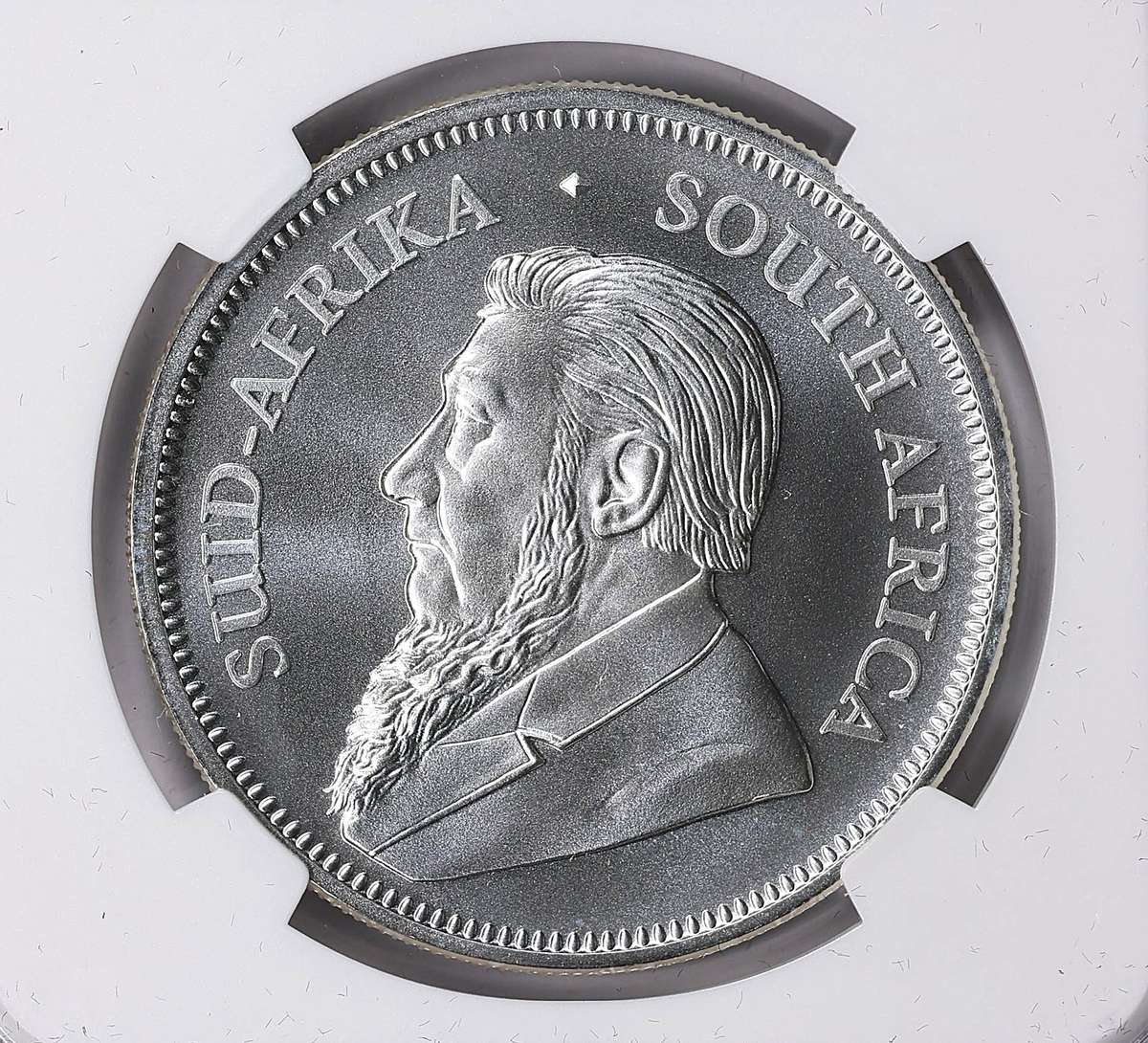 2019 MS-70 1oz Silver Krugerrand - First Day of Production-GEM UNC