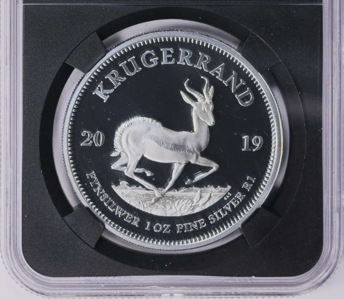 2019 PF-70UC 1oz Silver Krugerrand - (First Releases - Low Mintage 17,731)