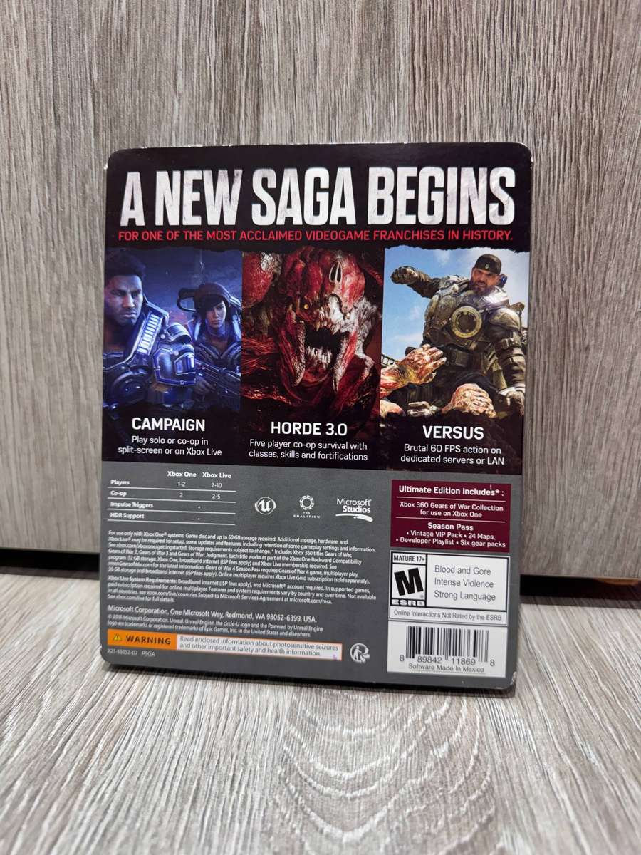 Gears of War 4 Collectors Edition Steelcase  Xbox One