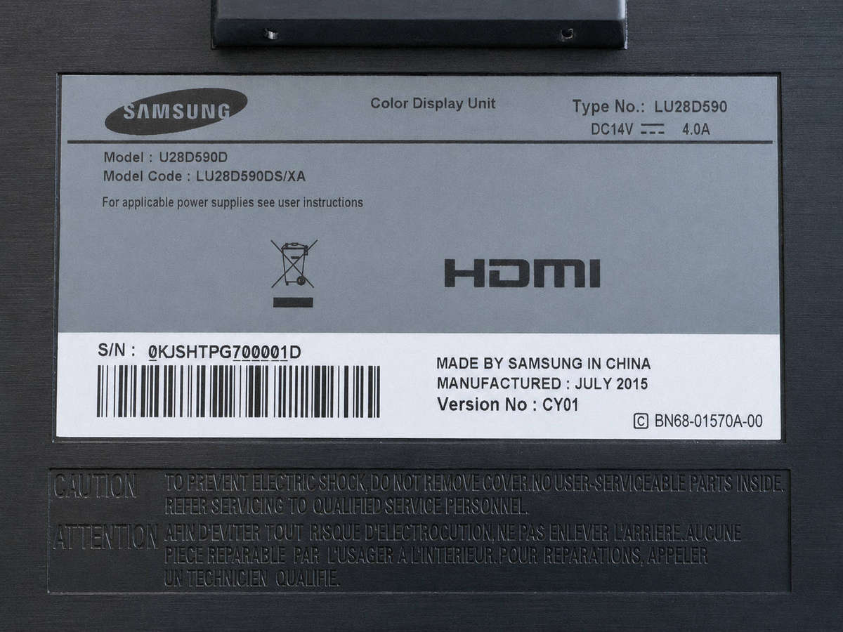 Samsung U28D590D 28 4K UHD Monitor