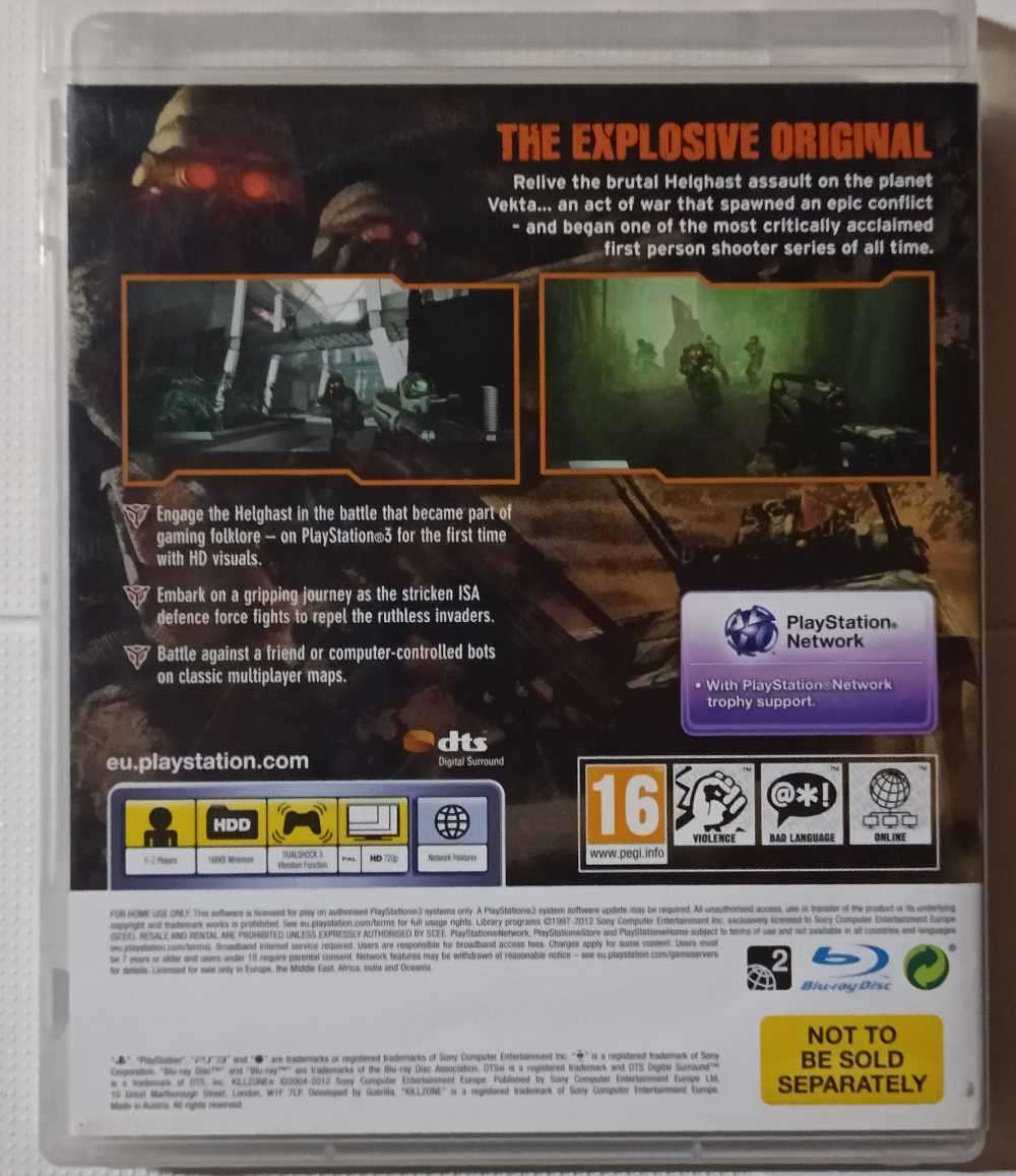 KILLZONE for PS3 (CIB)