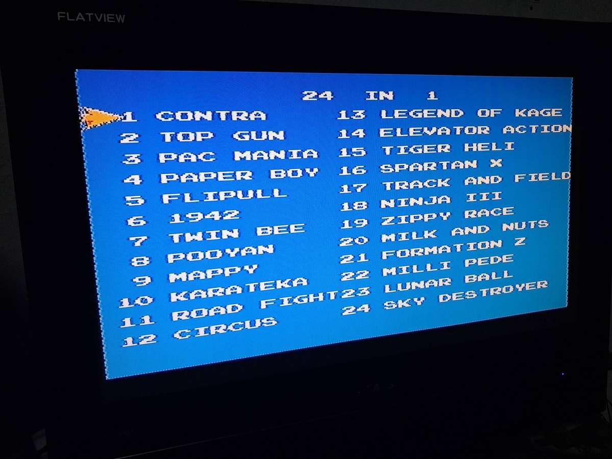 24 in 1 tv games cartridge