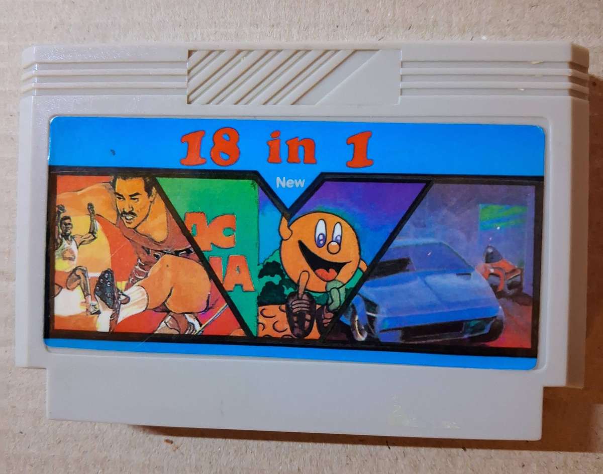 TV Games Cartridge 18 in 1