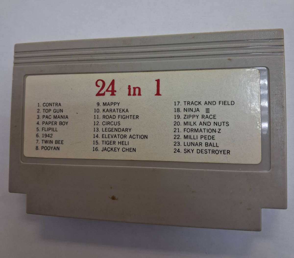 24 in 1 tv games cartridge