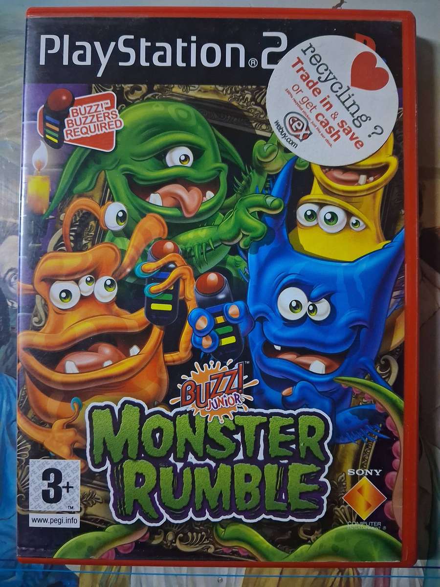 Buzz Junior Monster Rumble for Ps2 (PAL, USB)