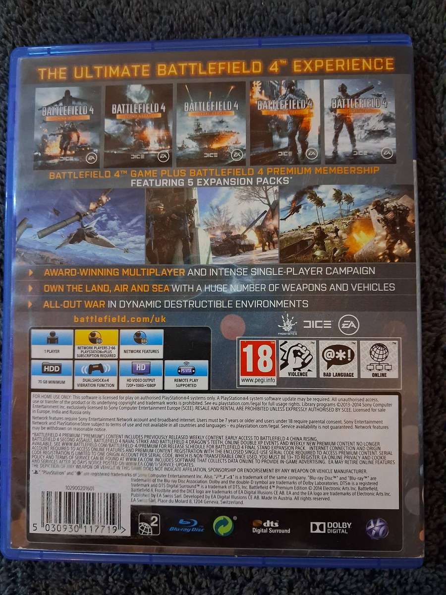 Battlefield 4 Premium Edition for PS4 (CIB)