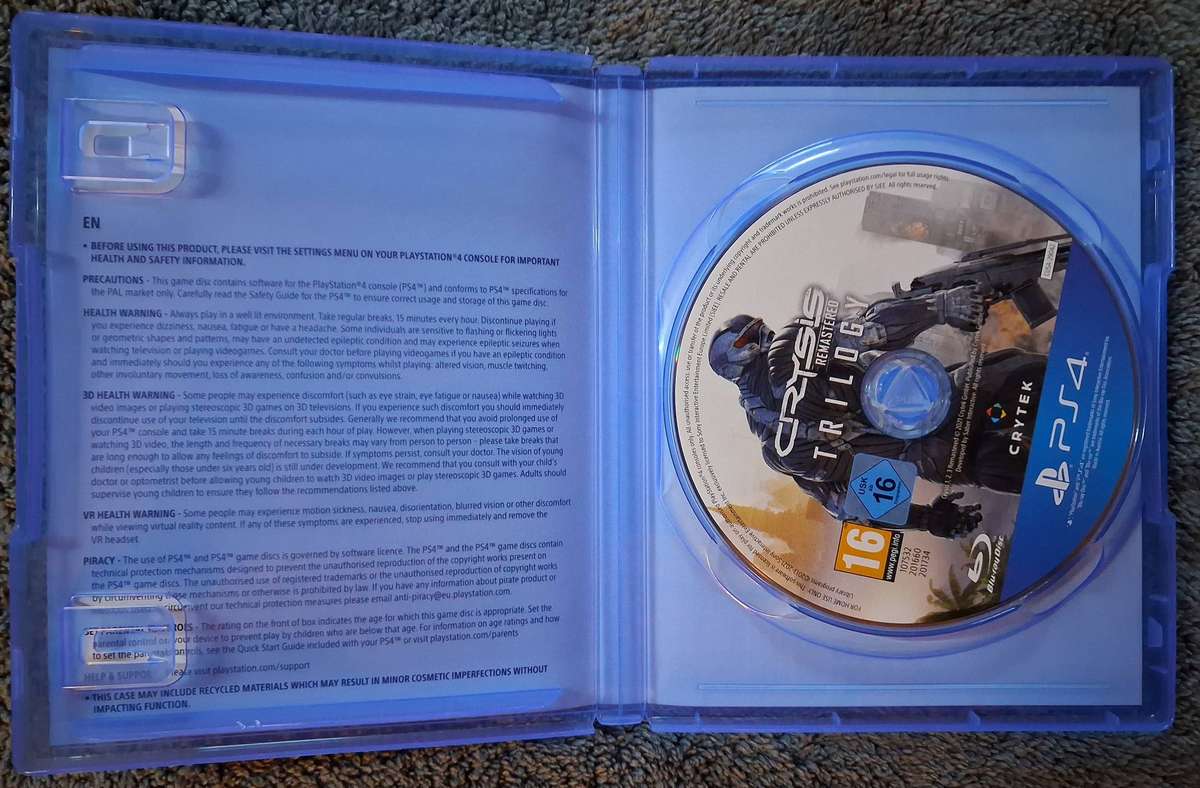 Crysis Remastered Trilogy for Ps4