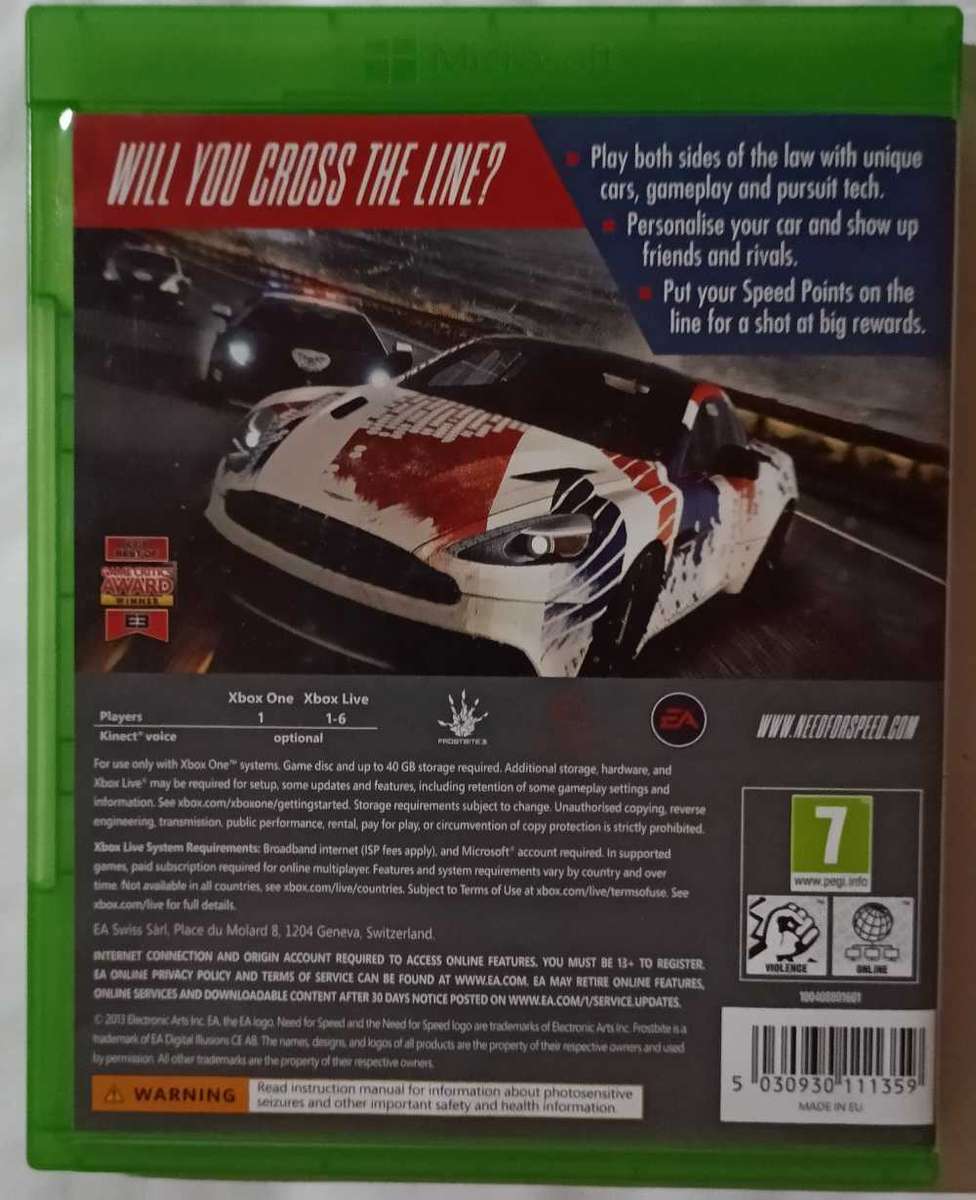 Need for Speed Rivals for Xbox One (CIB)