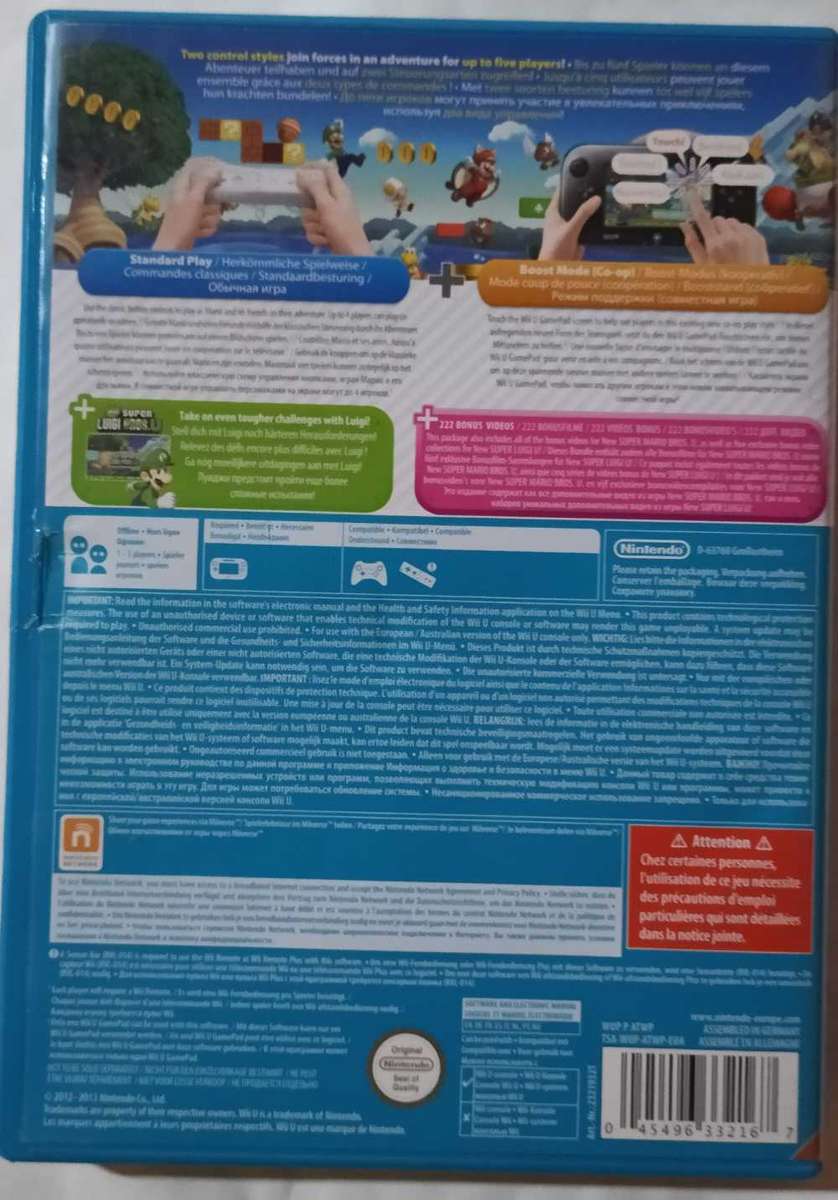 New Super Mario Bros. U + New Super Luigi U for Nintendo Wii U