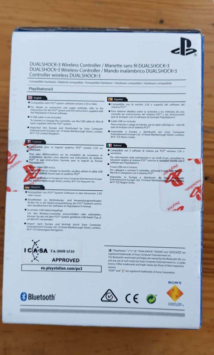 PS3 DualShock 3 Wireless Controller (New Sealed)