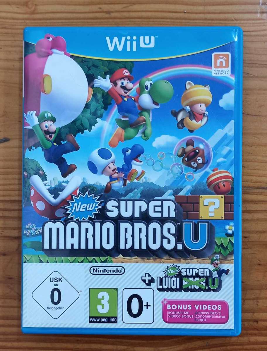 New Super Mario Bros. Wii U + New Super Luigi U (PAL, CIB)