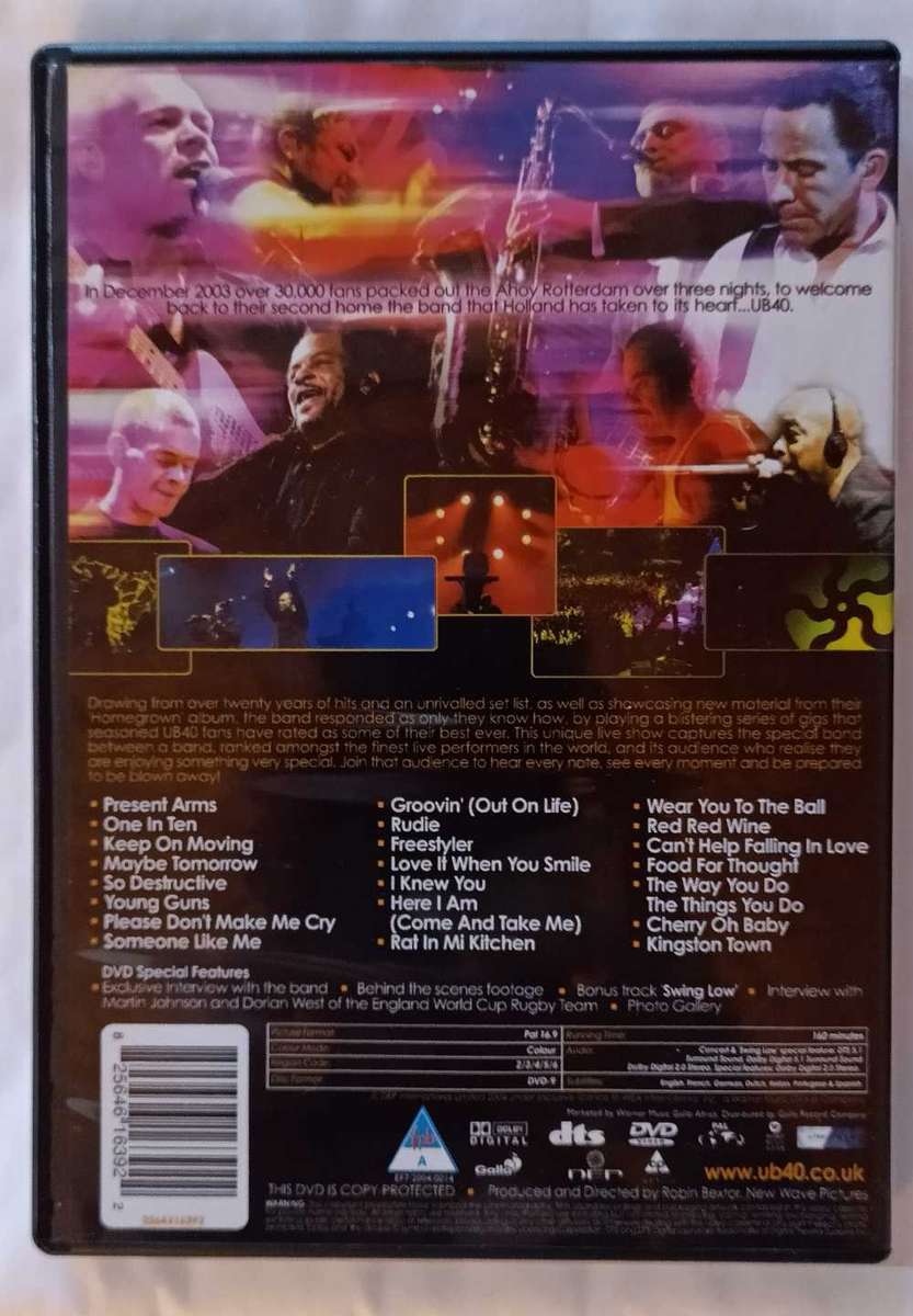 UB40 Homegrown in Holland Live DVD