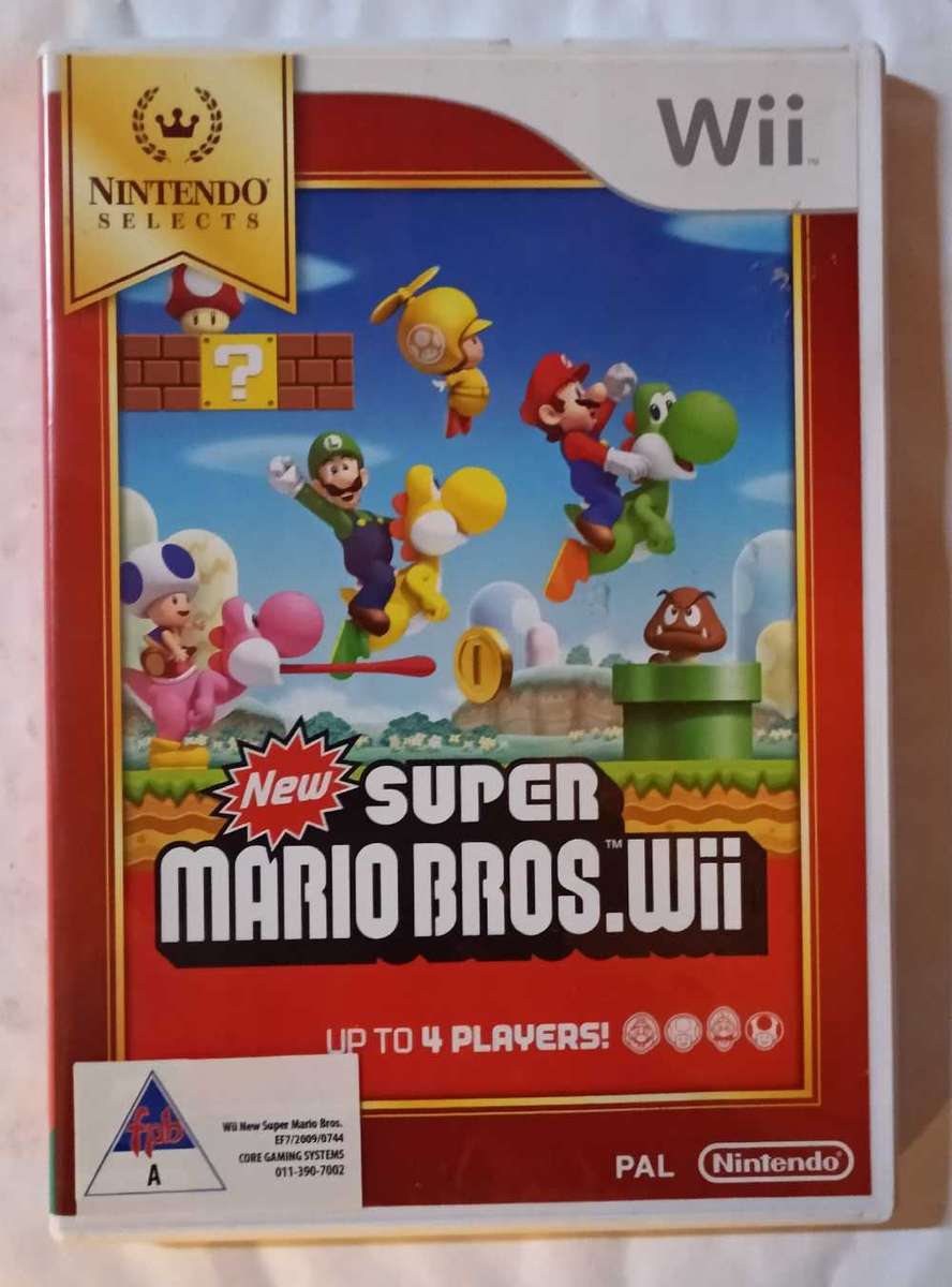 New Super Mario Bros. Wii (PAL, CIB)