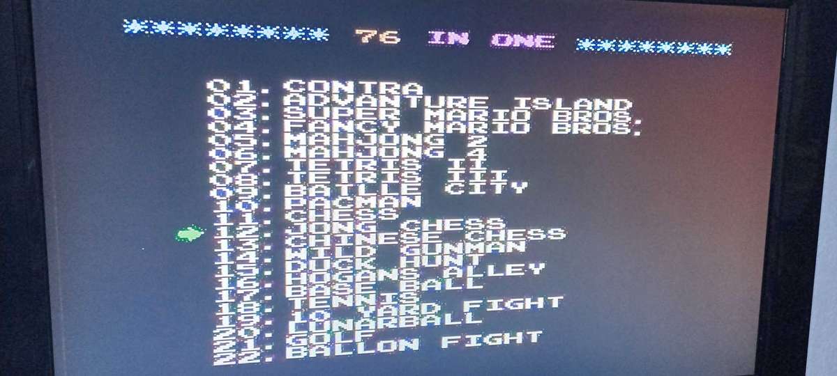 Super 76 in 1 TV Game Cartridge