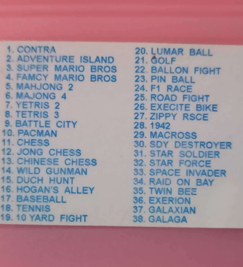 Super 76 in 1 TV Game Cartridge