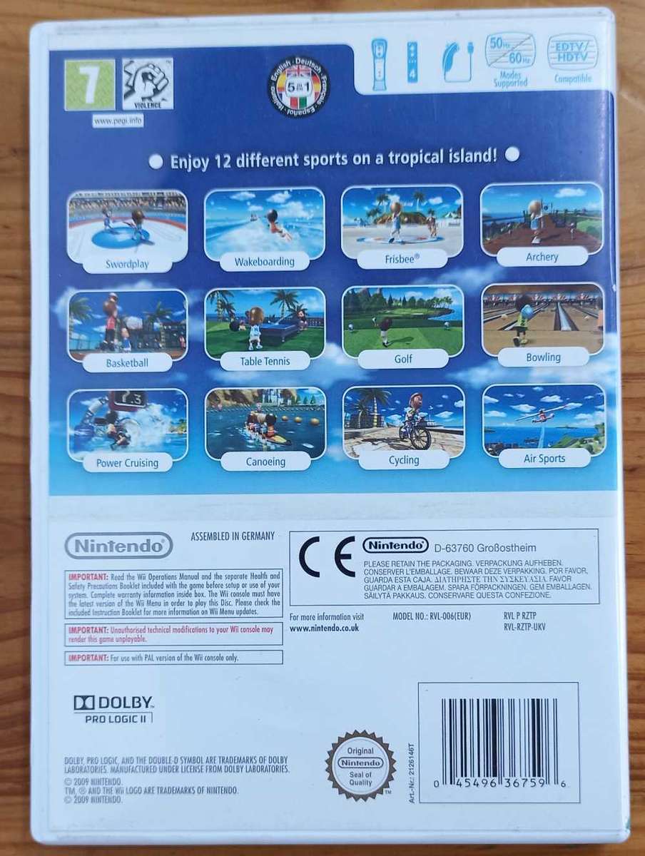 Wii Sports Resort for Nintendo Wii (PAL, CIB)