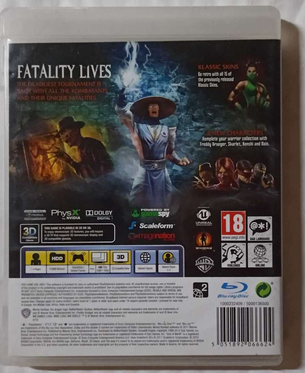 Mortal Kombat Komplete Edition for PS3 (CIB)