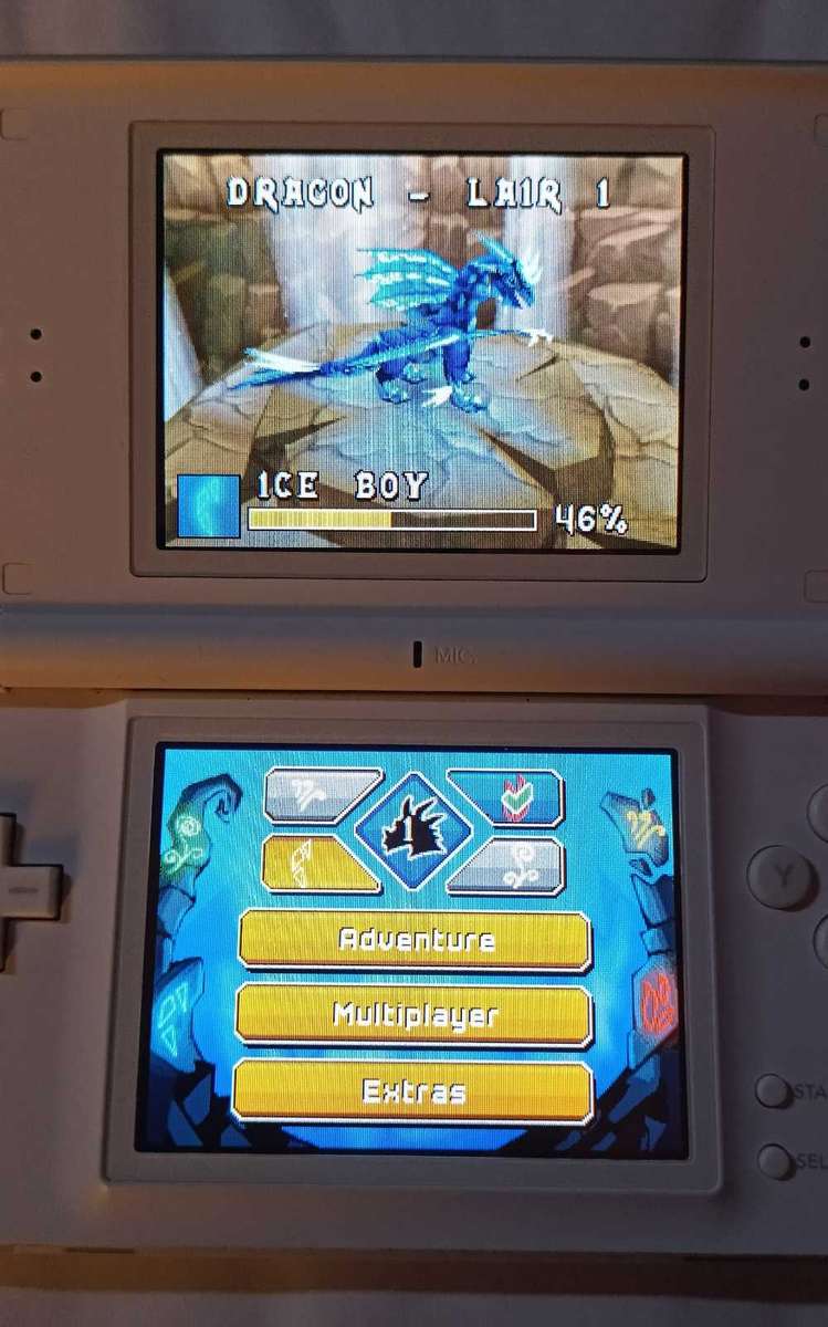 Nintendo DS Lite Console w/ original charger + 2 games