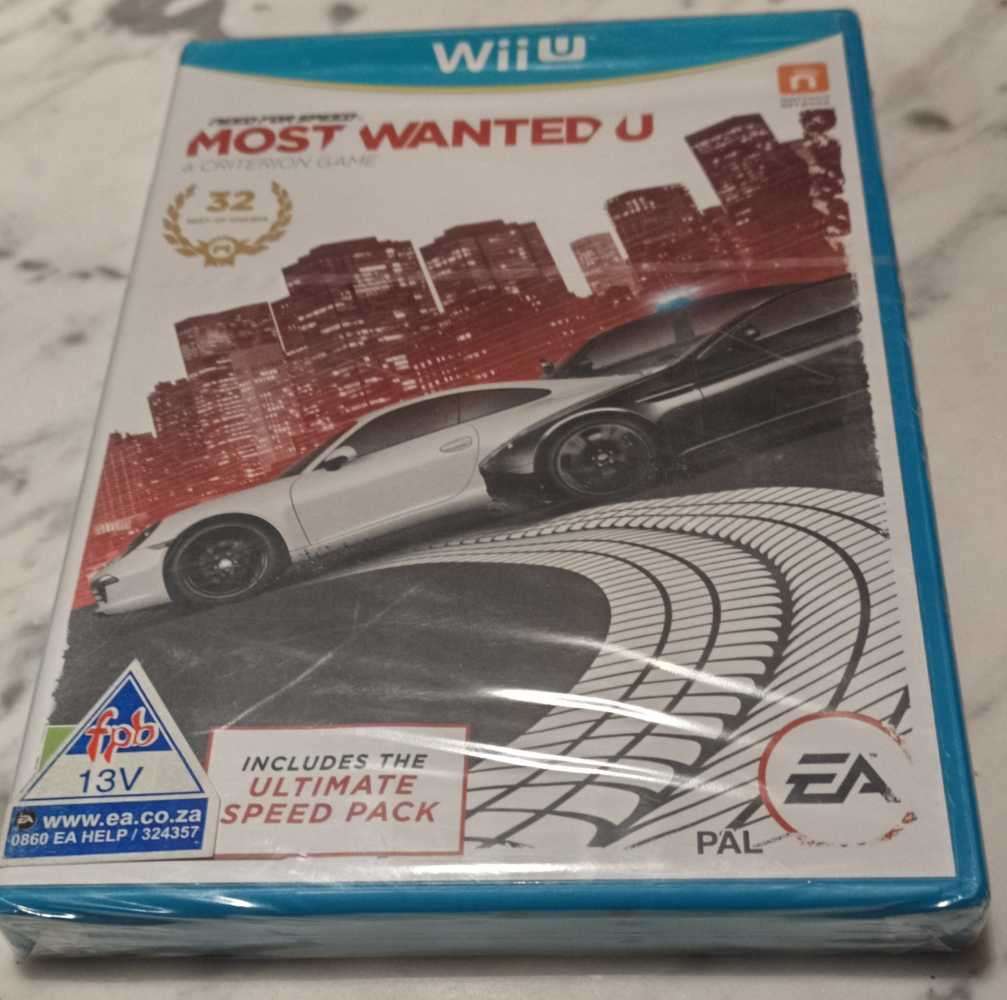 Need for Speed Most Wanted for the Wii U (Factory Sealed)