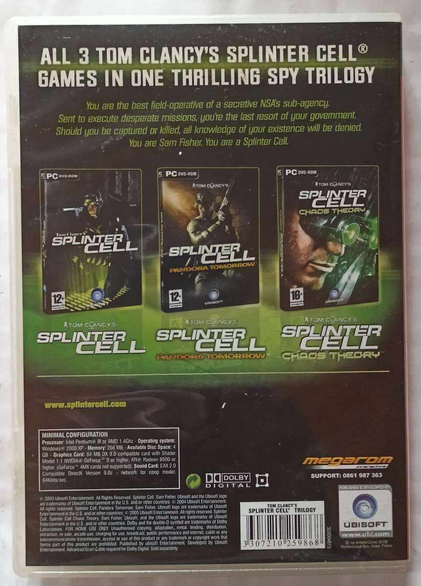 Splinter Cell Trilogy for PC