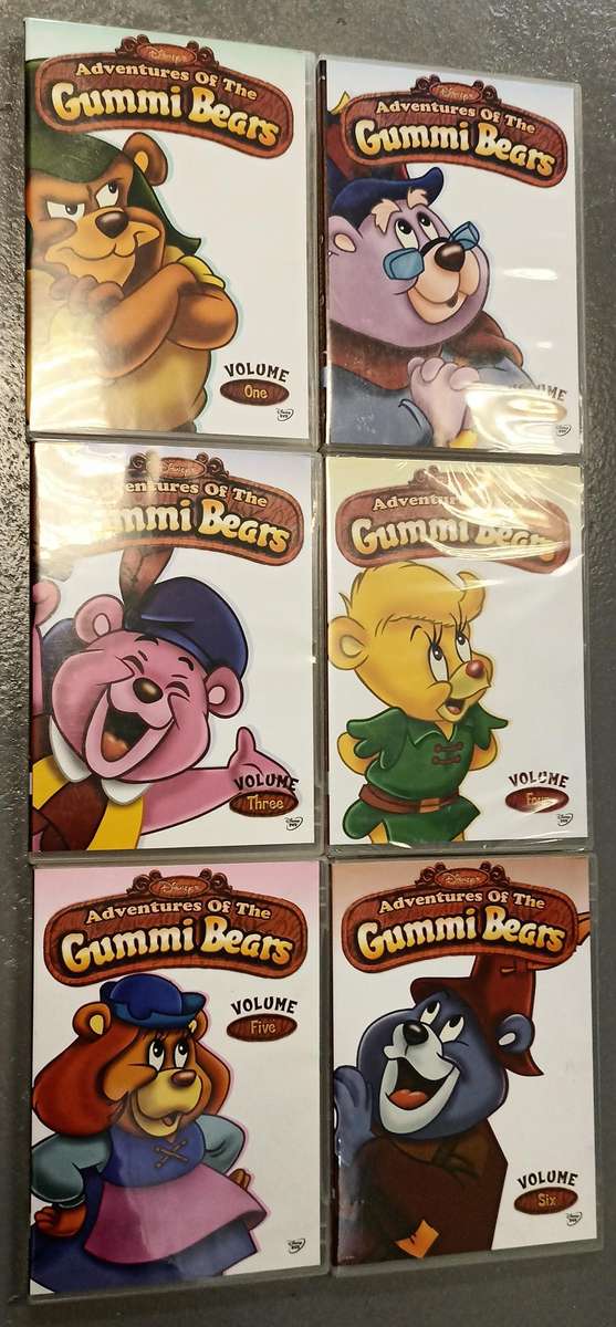 Gummi Bears vol. 1 - 6 on DVD (Mint)