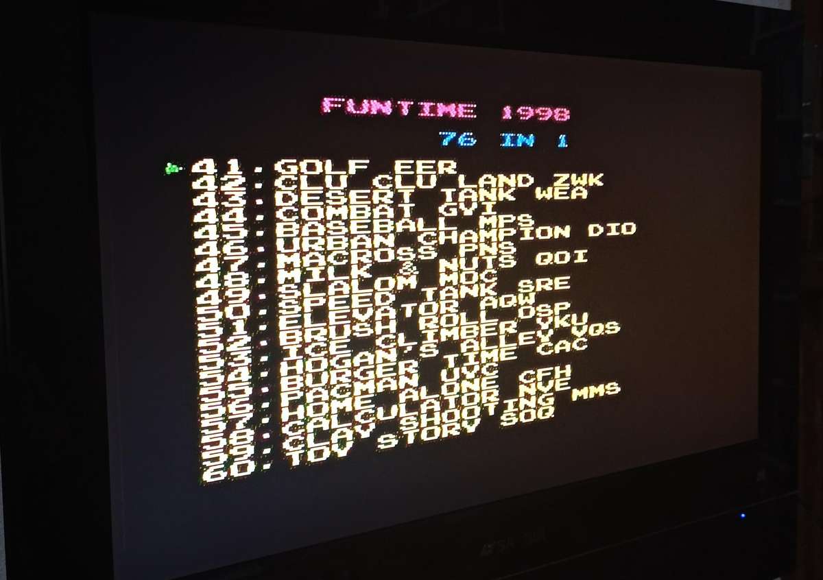 TV Games console 8bit Vintage