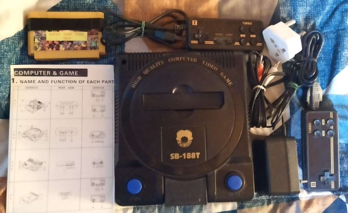 TV Games console 8bit Vintage