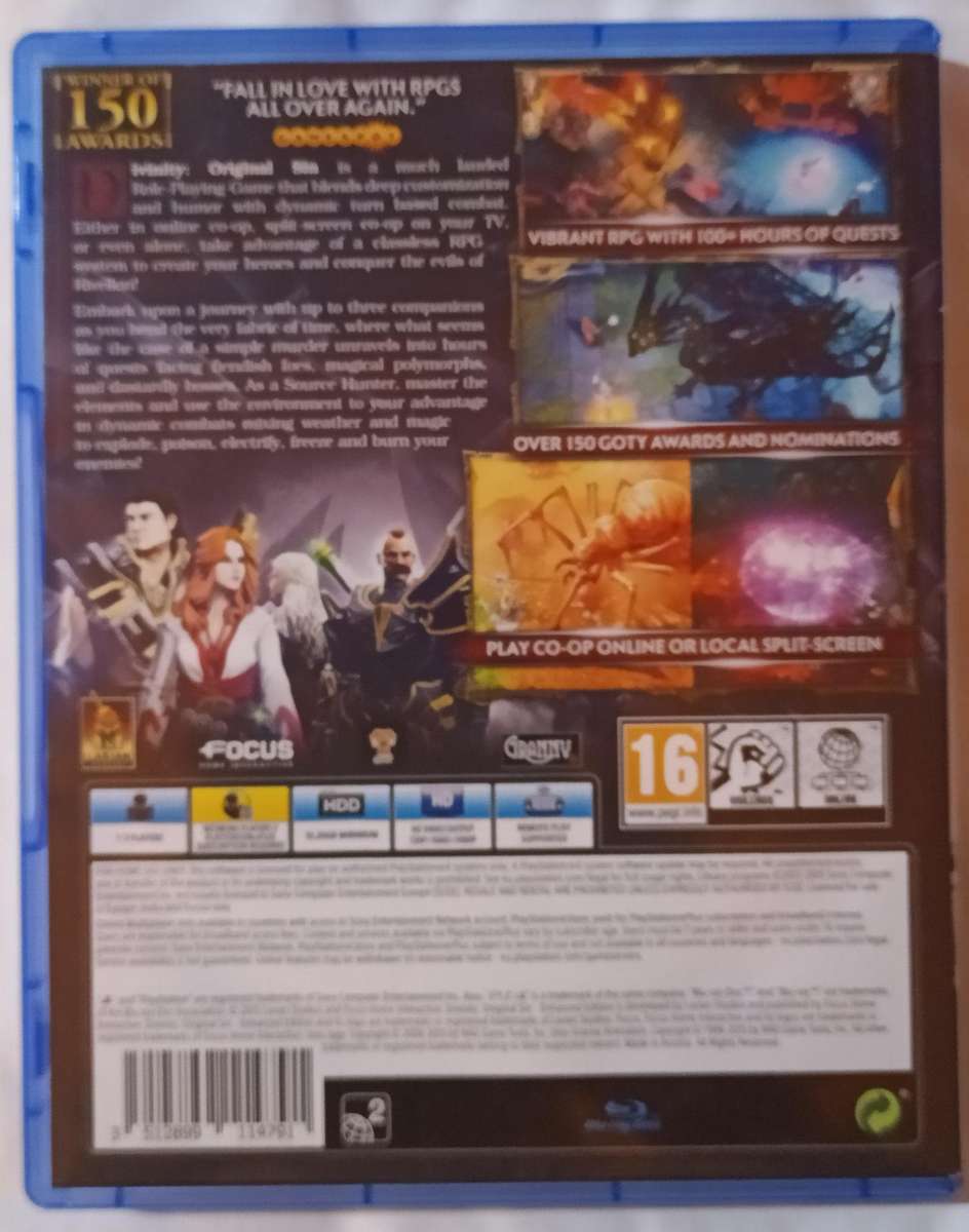 Divinity Original Sin - Enhanced Edition for PS4 (CIB)