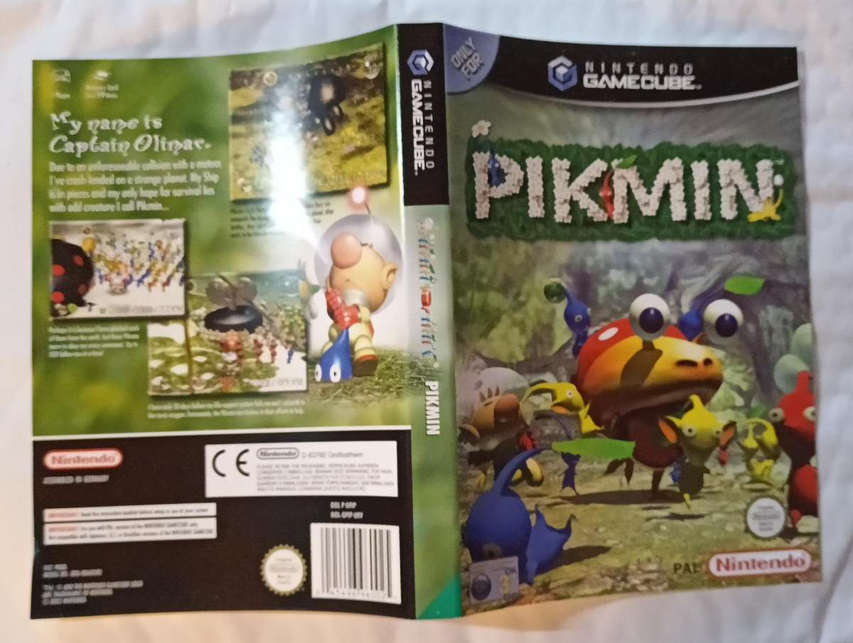 Pikmin for GameCube (Artwork and manual only)