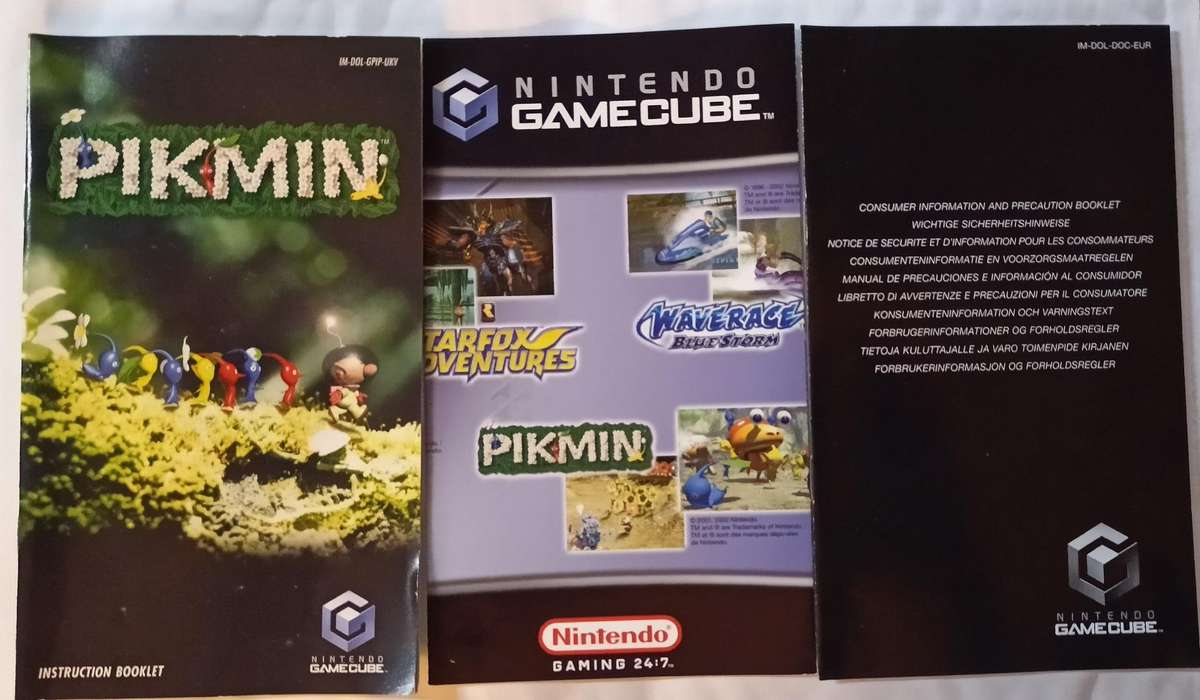 Pikmin for GameCube (Artwork and manual only)